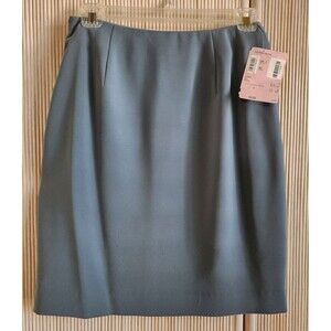 Nordstrom Women's Skirt Size 4 Preview Collection Gray Short Pencil Career NEW